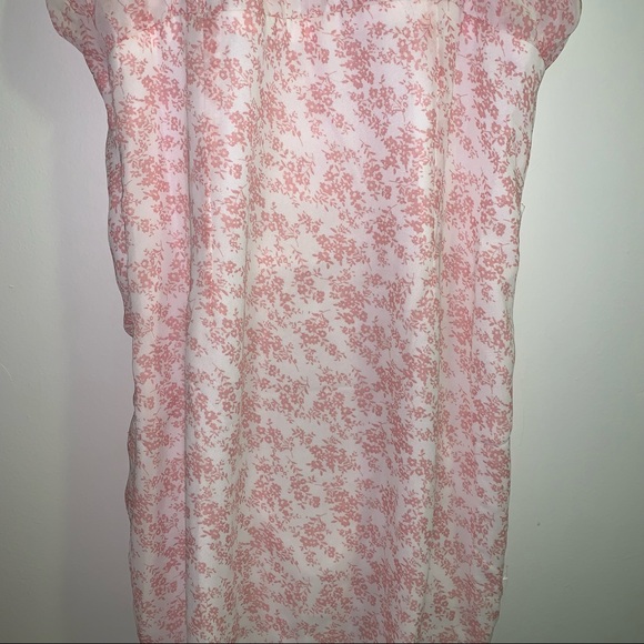 Pincess Polly Ivy Hollow Mini Dress White/Pink - US 2 / Pink - Picture 4 of 9